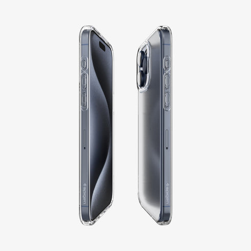 ACS06567 - iPhone 15 Pro Max Case Ultra Hybrid in frost clear showing the back